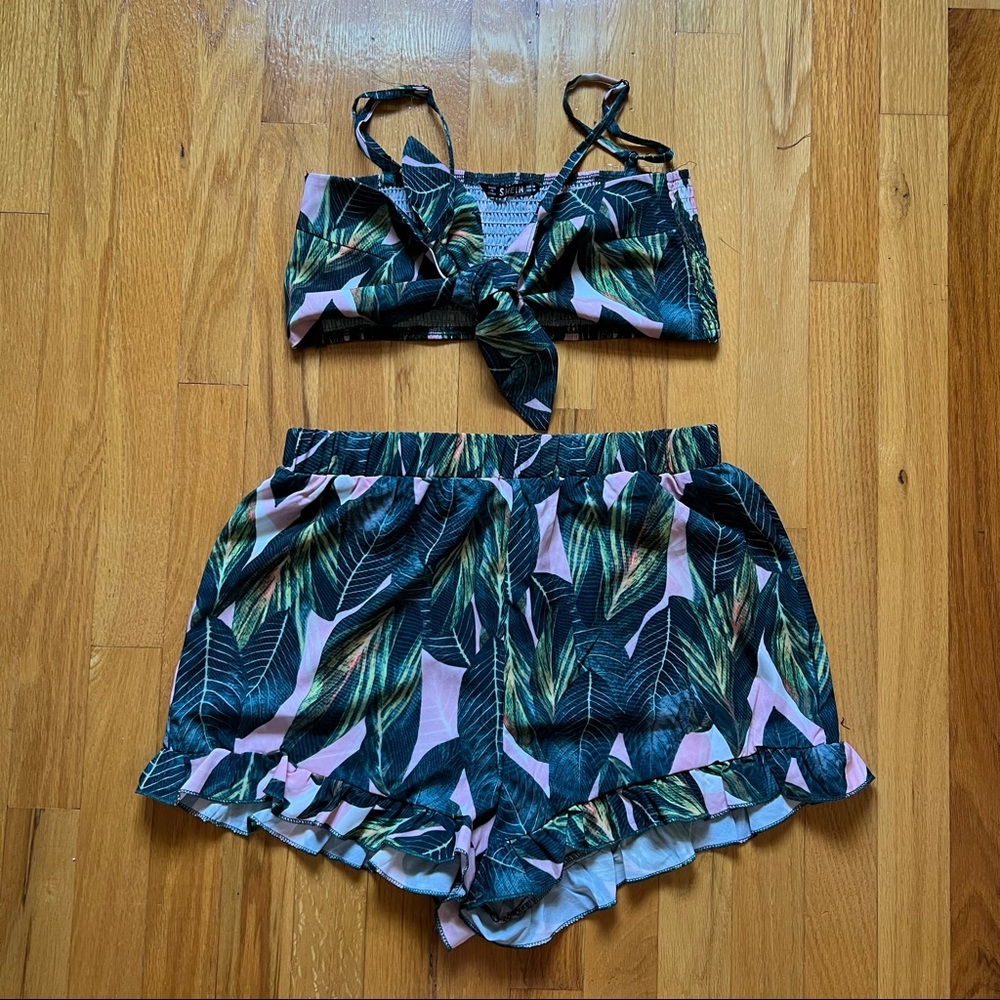 Tropical print co ord set